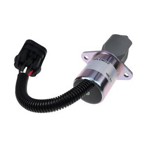 12V Bobcat Shutoff Solenoid Valve 6681513 for Skid Steer & Excavator Engines